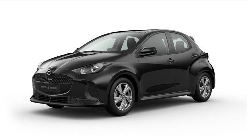 Svart Ny 2024 Mazda 2 Exclusive-Line Halvkombi | 269 900 kr (Marknadspris) - Bild 1/4