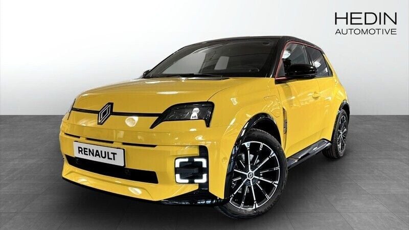 Ny Renault R5 Iconic 110 kW (150 HK) 2025 Vit Halvkombi