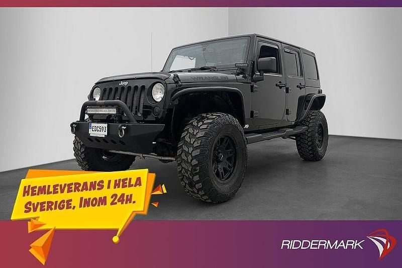 Svart Begagnad 2014 Jeep Wrangler Unlimited SUV | 339 800 kr (Dyr) - Bild 1/3