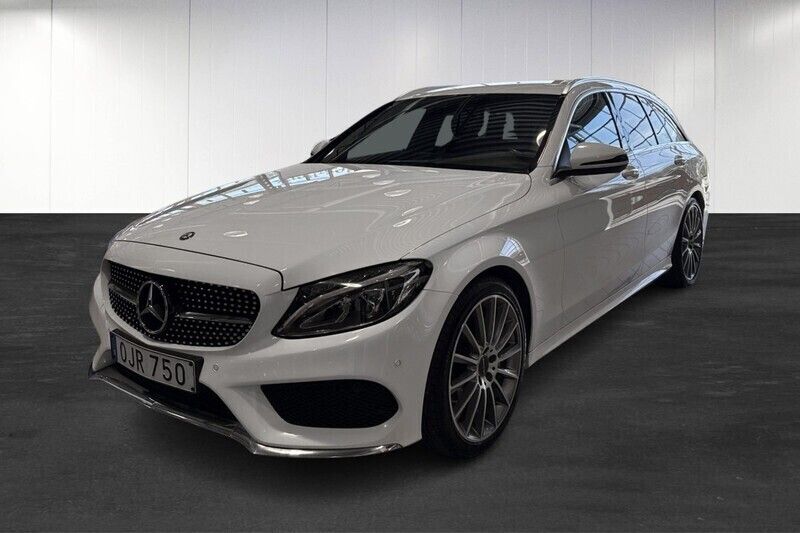 Vit (white) Begagnad 2016 Mercedes C220 Kombi | 269 000 kr (Lite dyr) - Bild 1/4