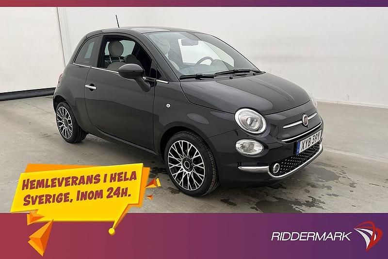 Begagnad Fiat 500 Lounge 71 HK (52 kW) 2020 Svart Halvkombi