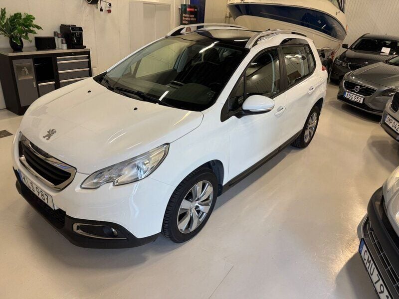 Vit Begagnad 2014 Peugeot 2008 SUV | 74 900 kr (Marknadspris) - Bild 1/4