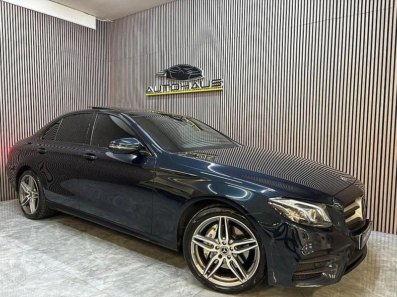 Begagnad Mercedes E220 AMG 194 HK (142 kW) 2017 Mörkgrön Sedan