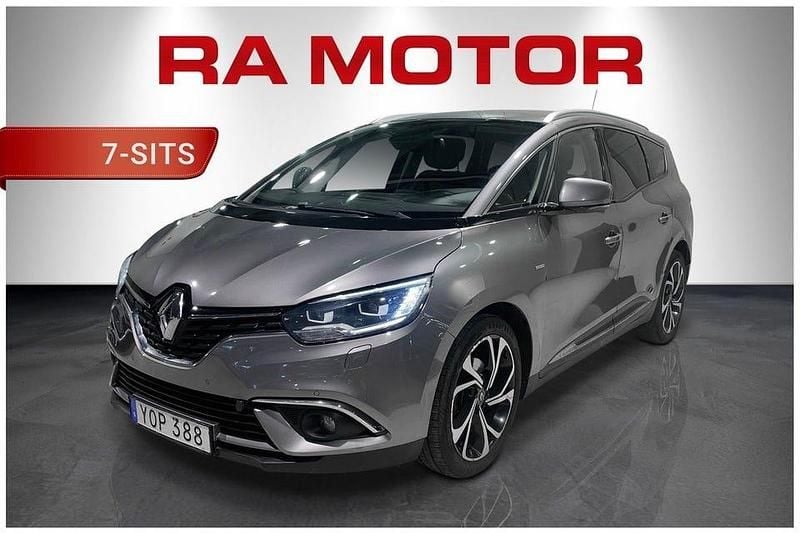 Grå Begagnad 2017 Renault Grand Scénic IV Bose Edition Minibuss | 129 900 kr (Bra pris) - Bild 1/3