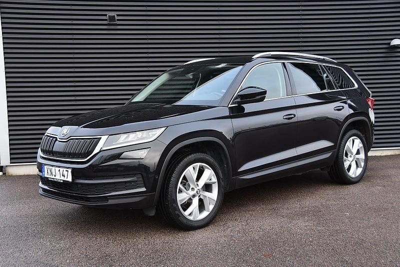 Svart Begagnad 2018 Skoda Kodiaq Business Line SUV | 249 900 kr (Bra pris) - Bild 1/4