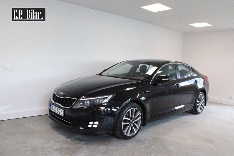 Svart Begagnad 2014 Kia Optima Sedan | 134 800 kr (Marknadspris) - Bild 1/4