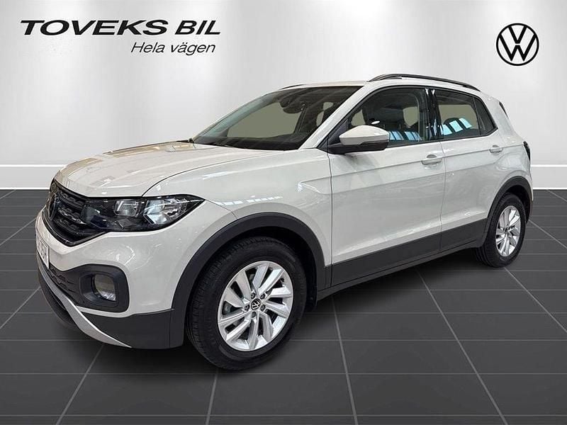 Grå (ascot grey) Begagnad 2022 VW T-Cross Life SUV | 189 000 kr (Bra pris) - Bild 1/4