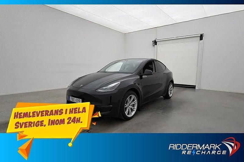 Svart Begagnad 2023 Tesla Model Y Long Range AWD SUV | 398 800 kr (Marknadspris) - Bild 1/3