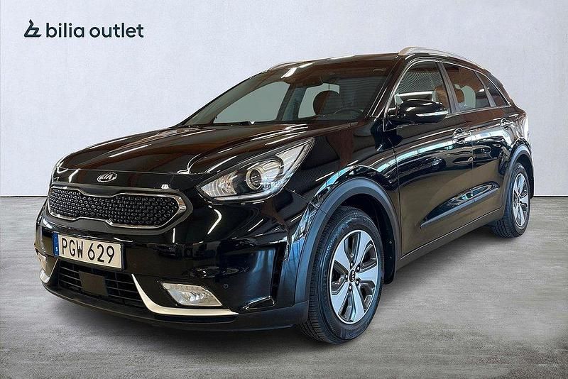 Svart Begagnad 2017 Kia Niro Advance SUV | 129 900 kr (Marknadspris) - Bild 1/3