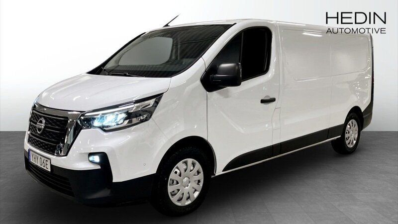 Vit (white) Ny 2024 Nissan Primastar N-Connecta Minibuss | 406 920 kr (Marknadspris) - Bild 1/4