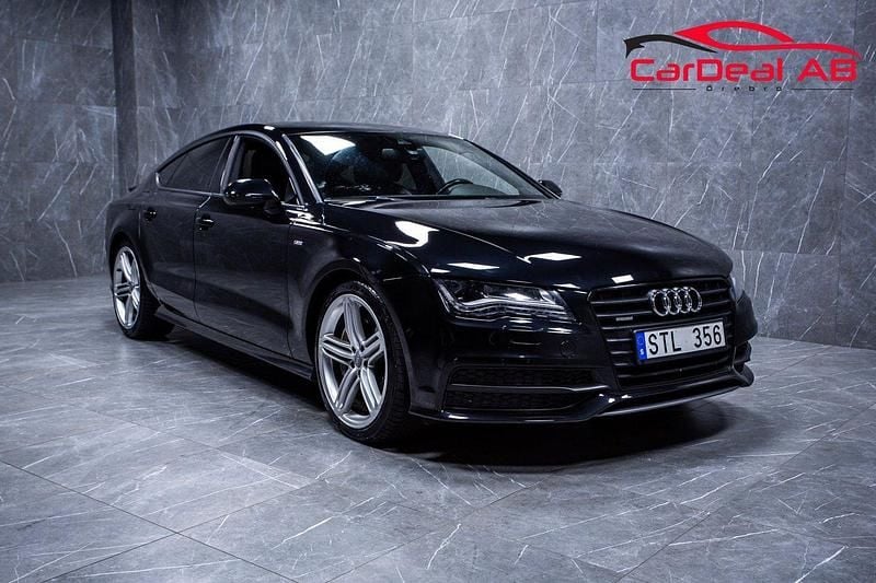 Svart Begagnad 2012 Audi A7 Sportback S-Line Halvkombi | 239 800 kr (Lite dyr) - Bild 1/4
