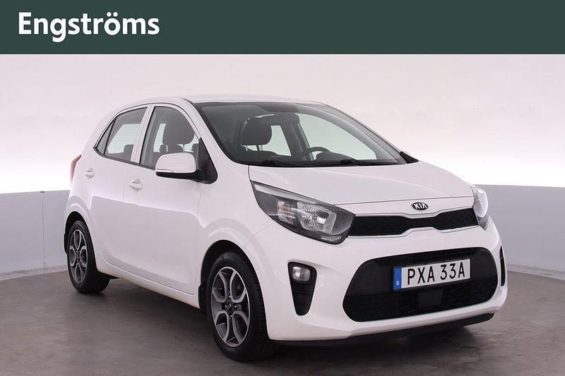 Vit Begagnad 2019 Kia Picanto Halvkombi | 89 000 kr (Marknadspris) - Bild 1/4