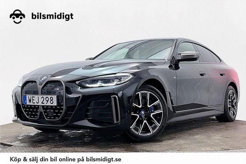 Svart Begagnad 2022 BMW i4 M Sport Sedan | 429 800 kr (Bra pris) - Bild 1/3