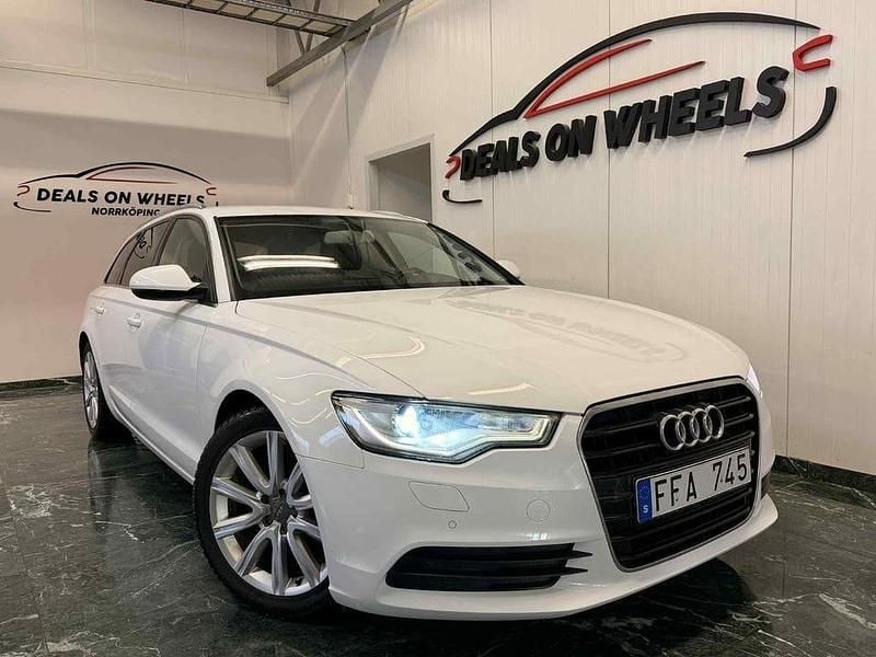 Vit Begagnad 2013 Audi A6 Proline Kombi | 109 900 kr (Marknadspris) - Bild 1/4