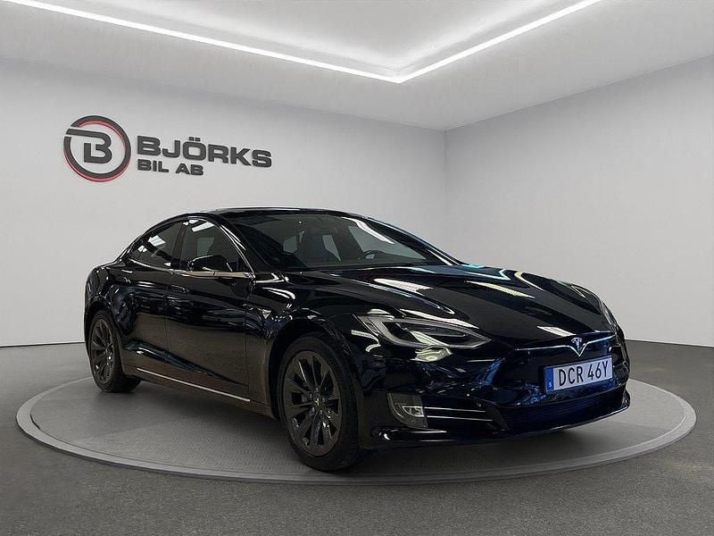 Svart Begagnad 2019 Tesla Model S Sedan | 299 500 kr (Bra pris) - Bild 1/4