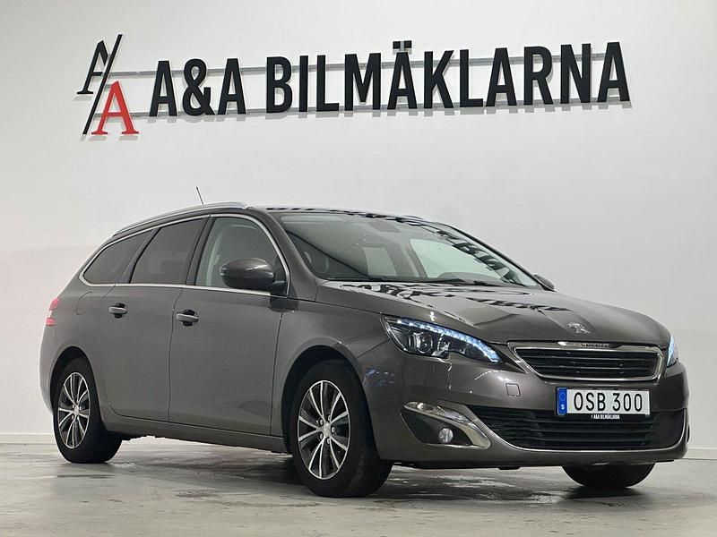 Mörkgrå Begagnad 2014 Peugeot 308 Allure Kombi | 69 900 kr (Marknadspris) - Bild 1/4
