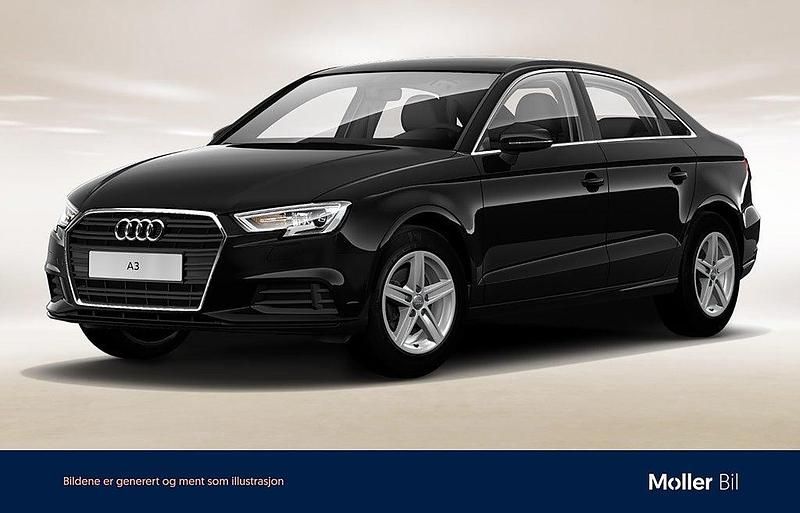 Svart Begagnad 2018 Audi A3 Proline Sedan | 149 000 kr (Marknadspris) - Bild 1/4