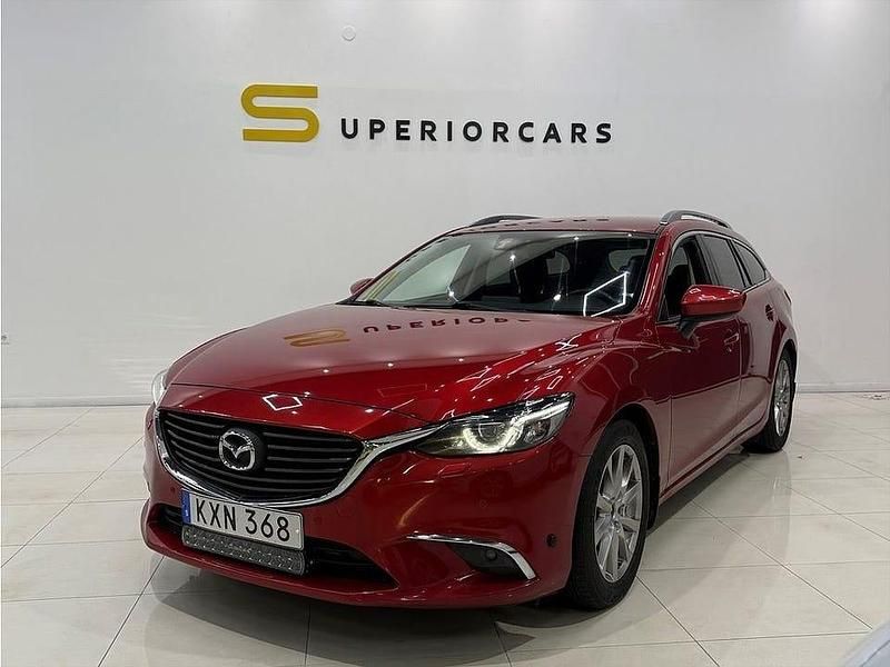 Röd Begagnad 2015 Mazda 6 Kombi | 109 900 kr (Marknadspris) - Bild 1/4