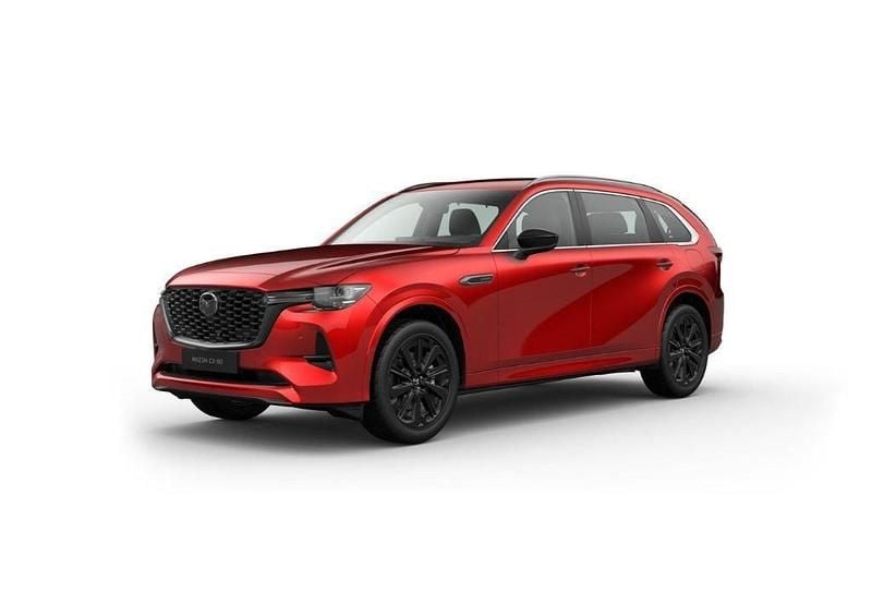 Röd (soul red crystal) Ny 2024 Mazda CX-80 Homura-Line SUV | 677 300 kr (Lite dyr) - Bild 1/1