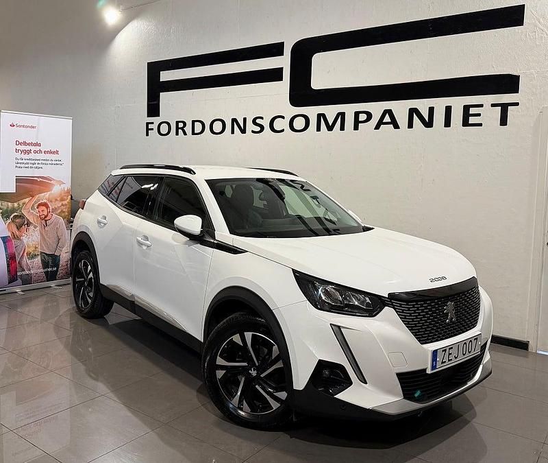 Vit Begagnad 2020 Peugeot 2008 SUV | 149 900 kr (Lite dyr) - Bild 1/4