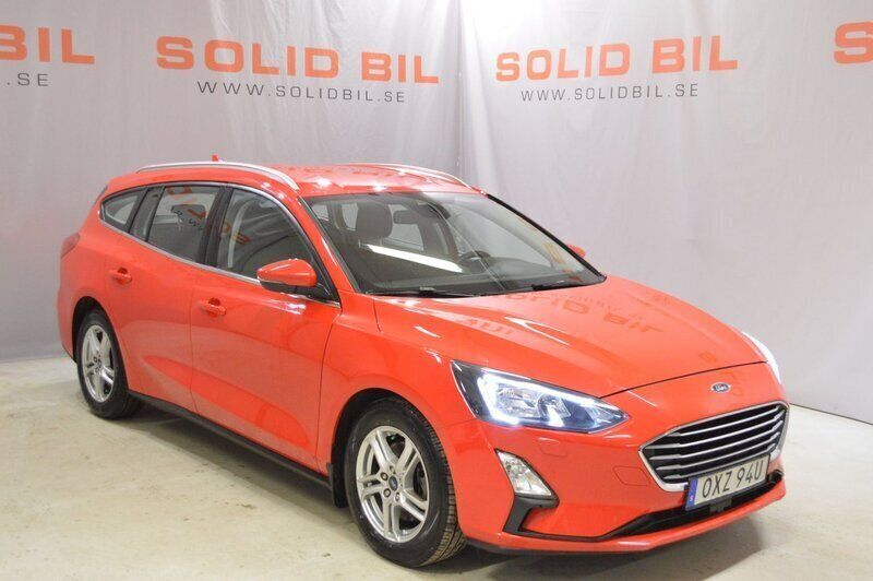 Röd Begagnad 2019 Ford Focus Kombi | 129 900 kr (Marknadspris) - Bild 1/4