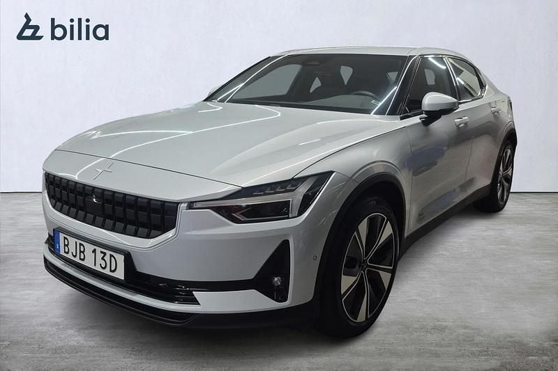 Silver Begagnad 2023 Polestar 2 Long Range Single Motor Halvkombi | 339 000 kr (Bra pris) - Bild 1/3