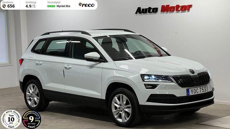 Vit Begagnad 2018 Skoda Karoq SUV | 194 900 kr (Marknadspris) - Bild 1/3