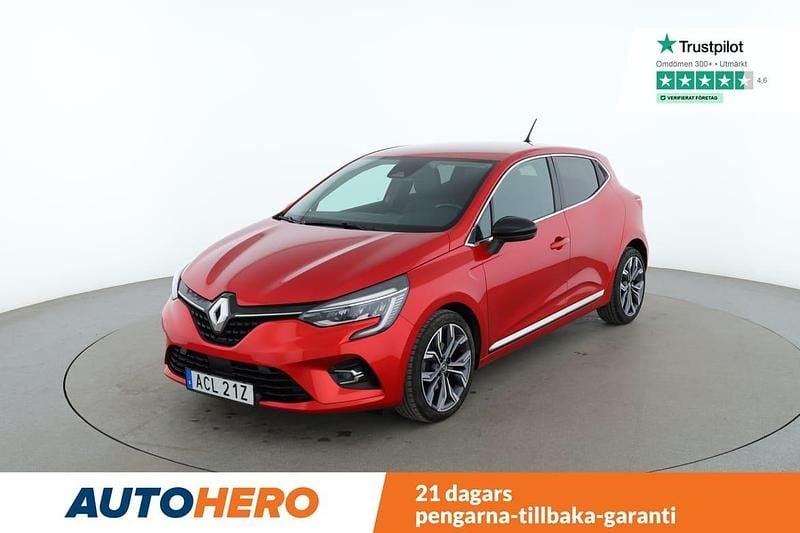 Röd Begagnad 2019 Renault Clio V Intens Halvkombi | 167 000 kr (Marknadspris) - Bild 1/4