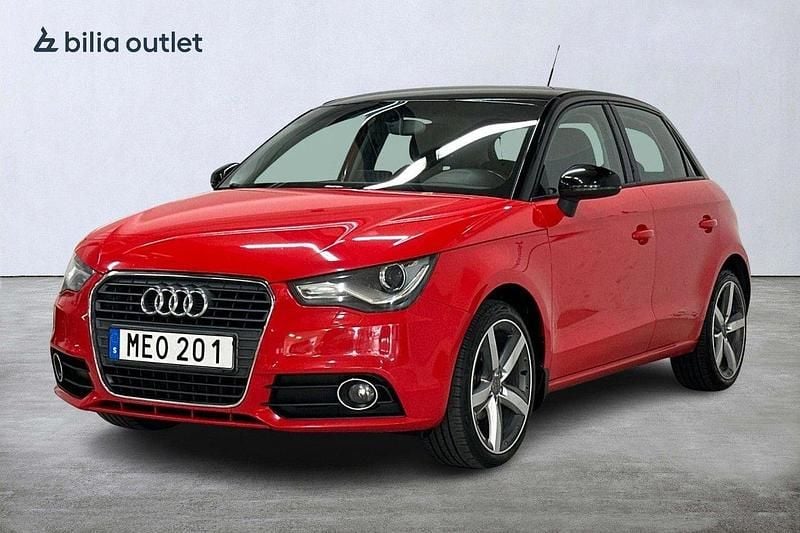 Röd Begagnad 2013 Audi A1 Sportback Sport Halvkombi | 79 900 kr (Marknadspris) - Bild 1/3