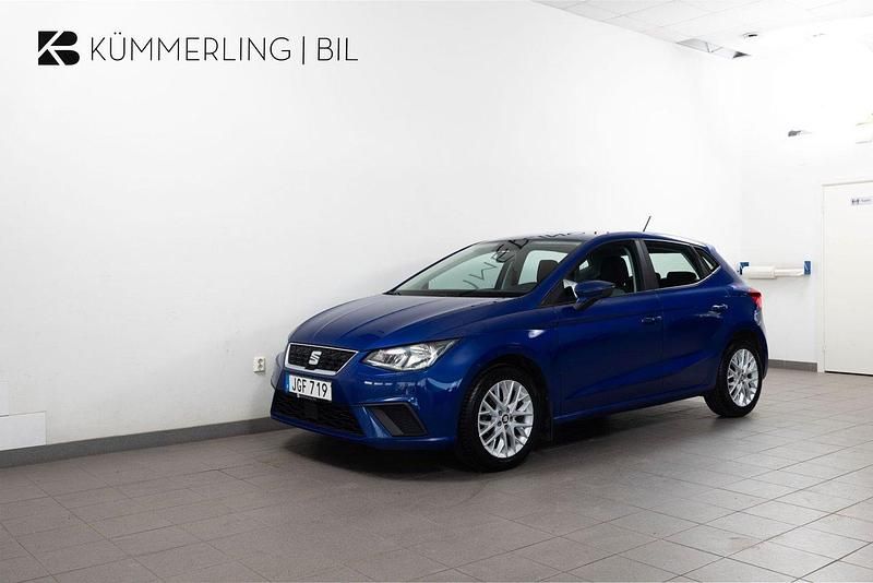 Blå Begagnad 2018 Seat Ibiza Style Halvkombi | 99 900 kr (Marknadspris) - Bild 1/4