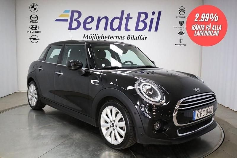Begagnad Mini Cooper 136 HK (100 kW) 2020 Svart Halvkombi