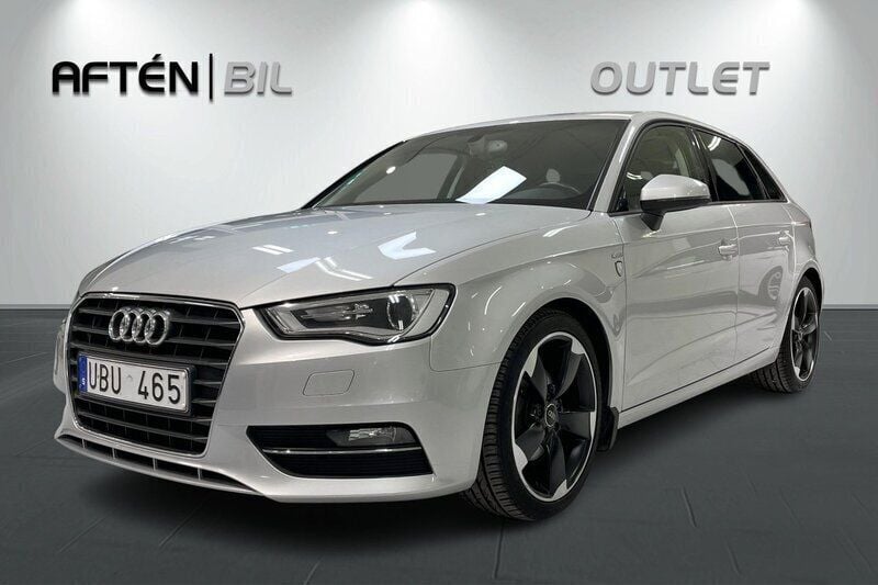Silver Begagnad 2013 Audi A3 Sportback S-Line Halvkombi | 124 800 kr (Marknadspris) - Bild 1/3