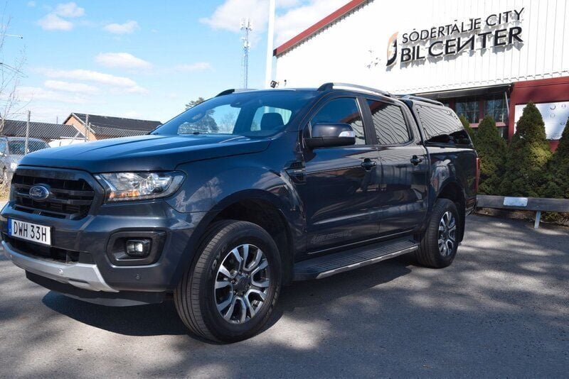 Grå Begagnad 2020 Ford Ranger Pickup | 249 900 kr (Superpris) - Bild 1/4