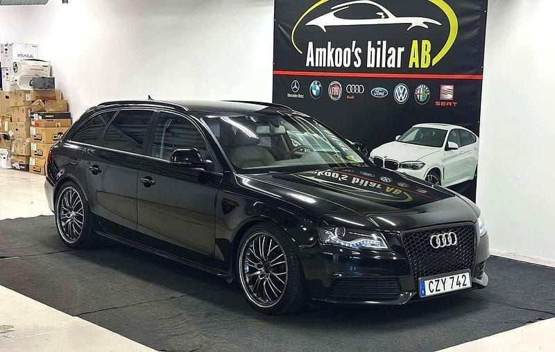 Svart Begagnad 2008 Audi A4 Kombi | 48 900 kr (Marknadspris) - Bild 1/4