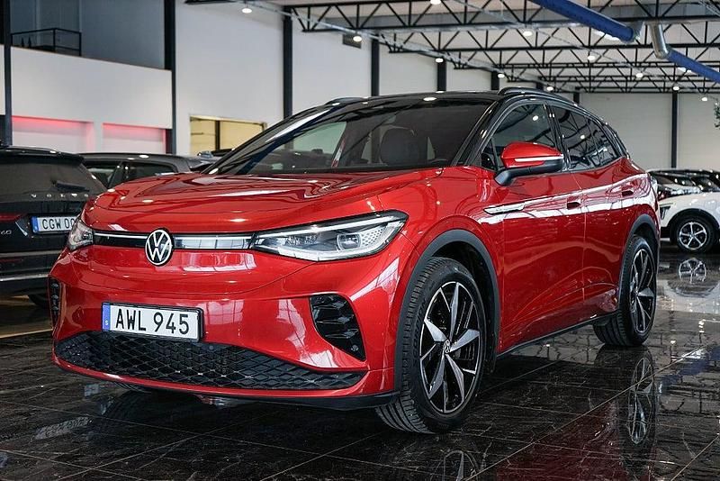 Begagnad VW ID.4 GTX 219 kW (299 HK) 2021 Röd SUV
