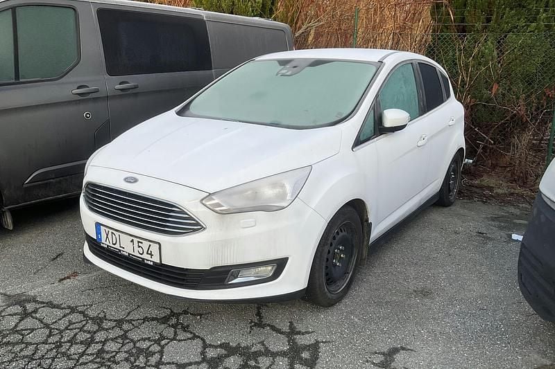 Vit Begagnad 2018 Ford C-MAX Minibuss | 79 000 kr (Superpris) - Bild 1/3