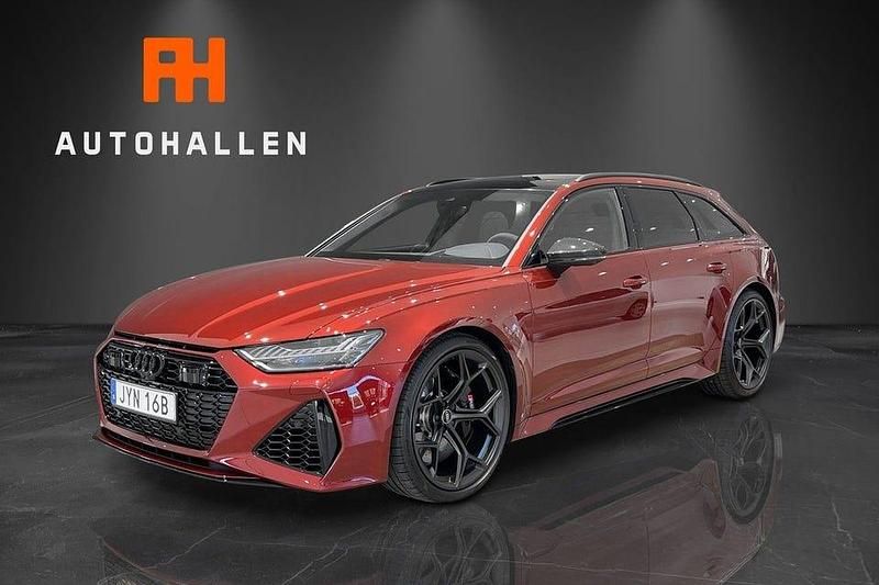 Röd Begagnad 2025 Audi RS6 Performance Kombi | 1 399 000 kr (Superpris) - Bild 1/4