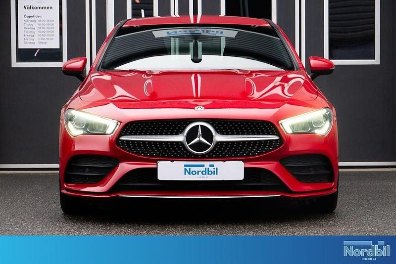 Begagnad Mercedes CLA180 AMG 136 HK (100 kW) 2019 Röd Sedan