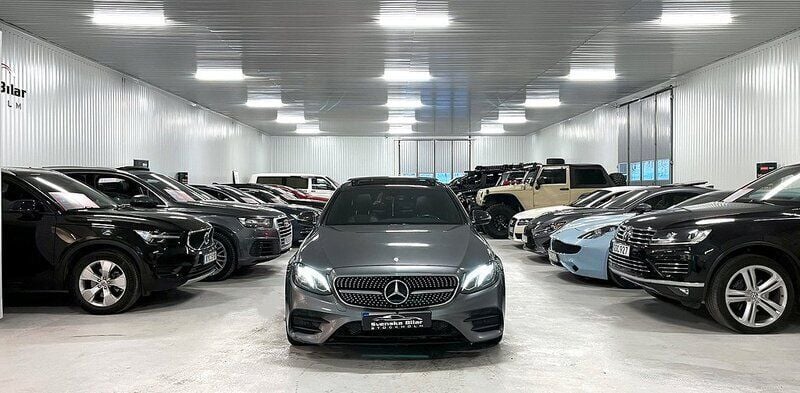 Begagnad Mercedes E220 AMG 195 HK (143 kW) 2016 Grå Sedan