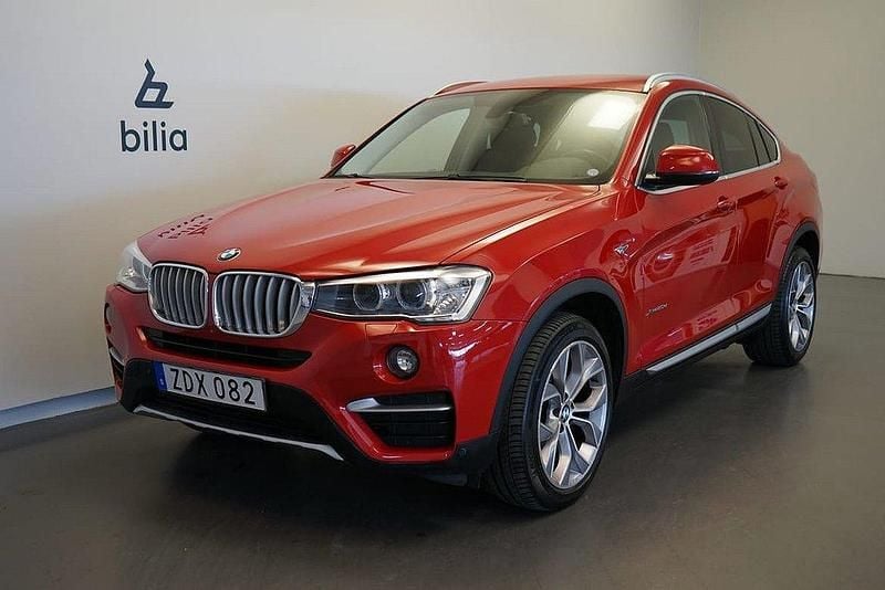 Röd Begagnad 2017 BMW X4 xLine SUV | 279 500 kr (Bra pris) - Bild 1/4