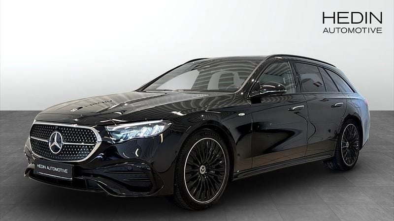Svart (black) Begagnad 2025 Mercedes E300 AMG line Kombi | 714 900 kr (Superpris) - Bild 1/4