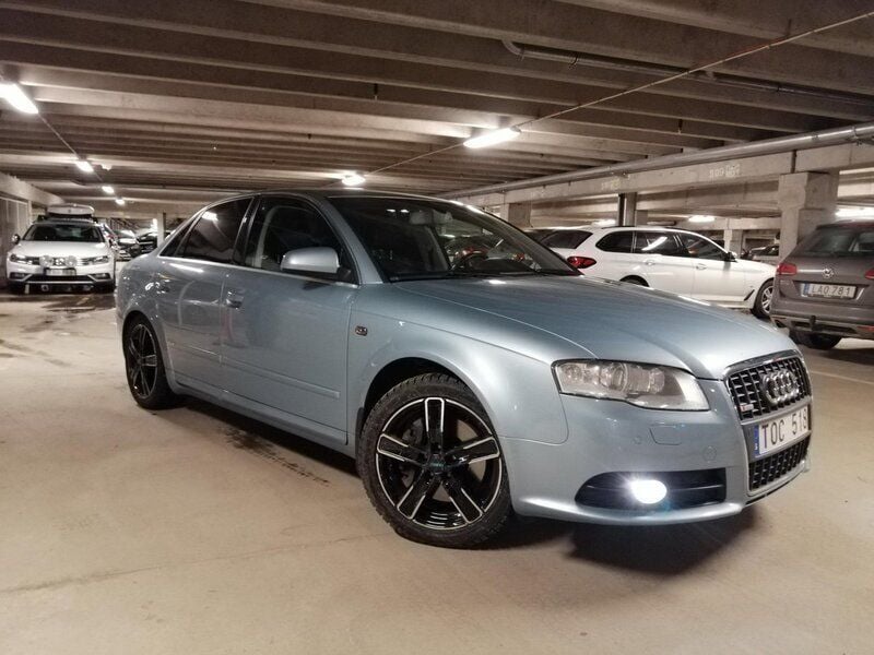 Blå Begagnad 2007 Audi A4 Comfort Sedan | 59 000 kr (Marknadspris) - Bild 1/4