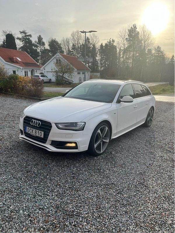 Vit Begagnad 2014 Audi A4 Comfort Kombi | 94 900 kr (Marknadspris) - Bild 1/4