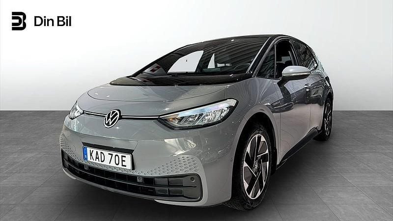 Moonstone grey black Begagnad 2023 VW ID.3 Pro Halvkombi | 289 900 kr (Lite dyr) - Bild 1/4