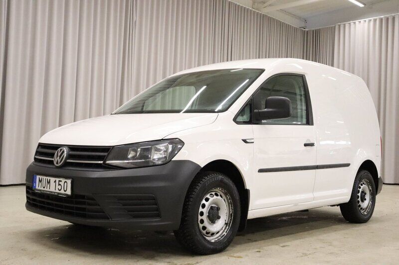 Vit Begagnad 2017 VW Caddy Minibuss | 89 900 kr (Bra pris) - Bild 1/4