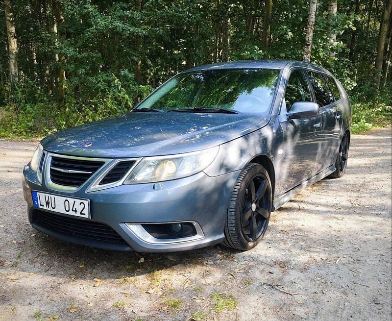 Grå Begagnad 2008 Saab 9-3 Aero Kombi | 35 000 kr (Dyr) - Bild 1/4