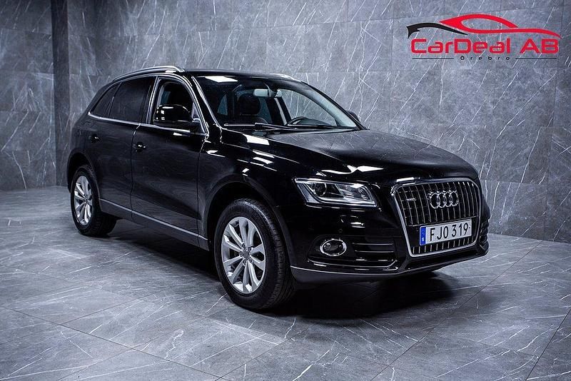 Svart Begagnad 2014 Audi Q5 SUV | 159 800 kr (Marknadspris) - Bild 1/4