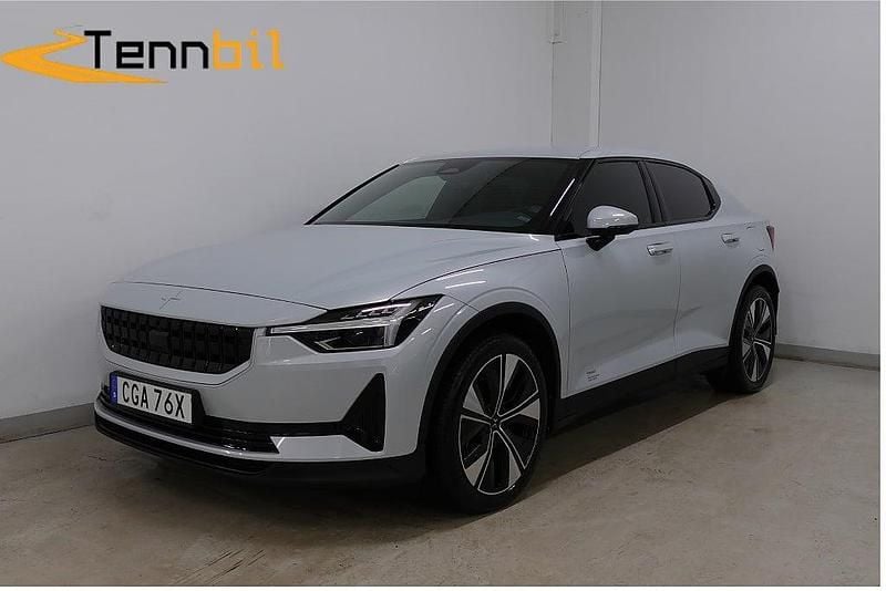 Silver Begagnad 2023 Polestar 2 Long Range Dual motor Halvkombi | 349 900 kr (Superpris) - Bild 1/4