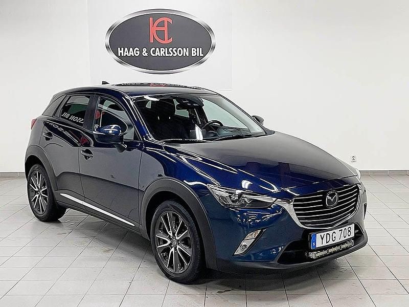 Begagnad Mazda CX-3 105 HK (77 kW) 2016 Blå SUV