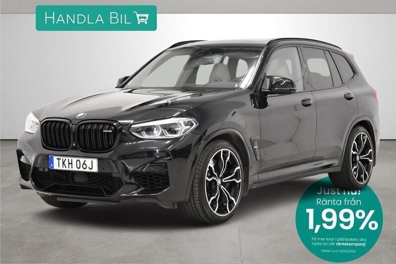 Svart Begagnad 2019 BMW X3 Competition Edition SUV | 599 900 kr (Marknadspris) - Bild 1/4